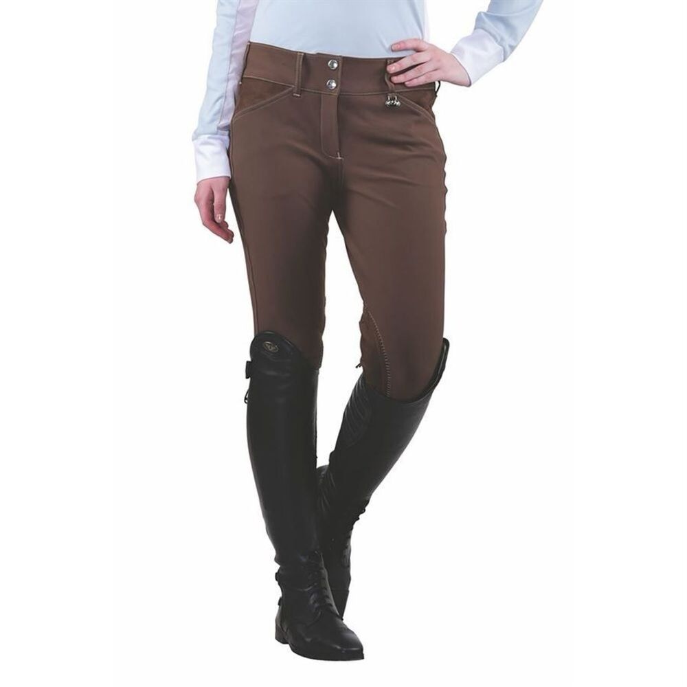 Equine Couture Sportif Natasha Breeches Chocolate Brown 30